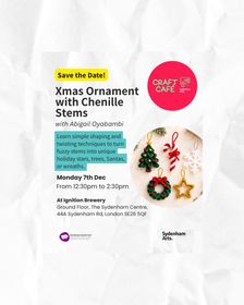 Christmas Ornament with Chenille Stems with Abigail Oyabambi