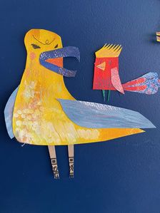 Collage a bird