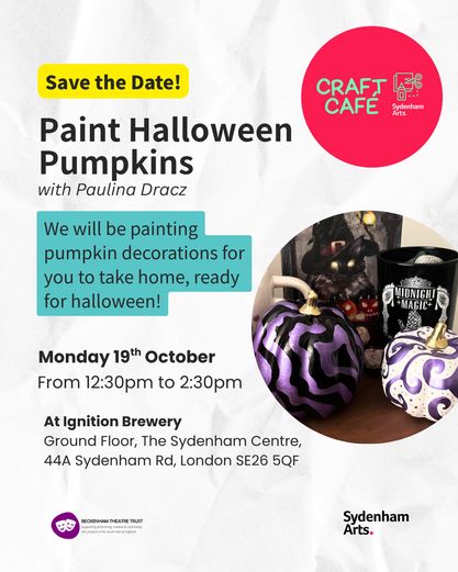 Paint Halloween Pumpkins with Paulina Dracz
