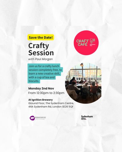 Crafty Session with Paul Morgan