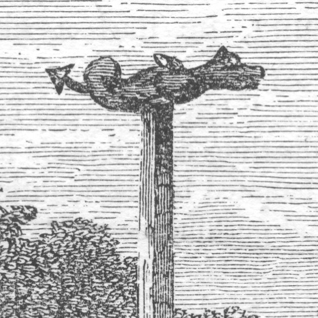 Old Etching of Sydenham Dragon