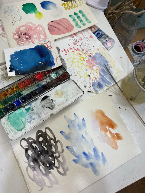 Painting: Mark Making with Watercolour, Pastels and more