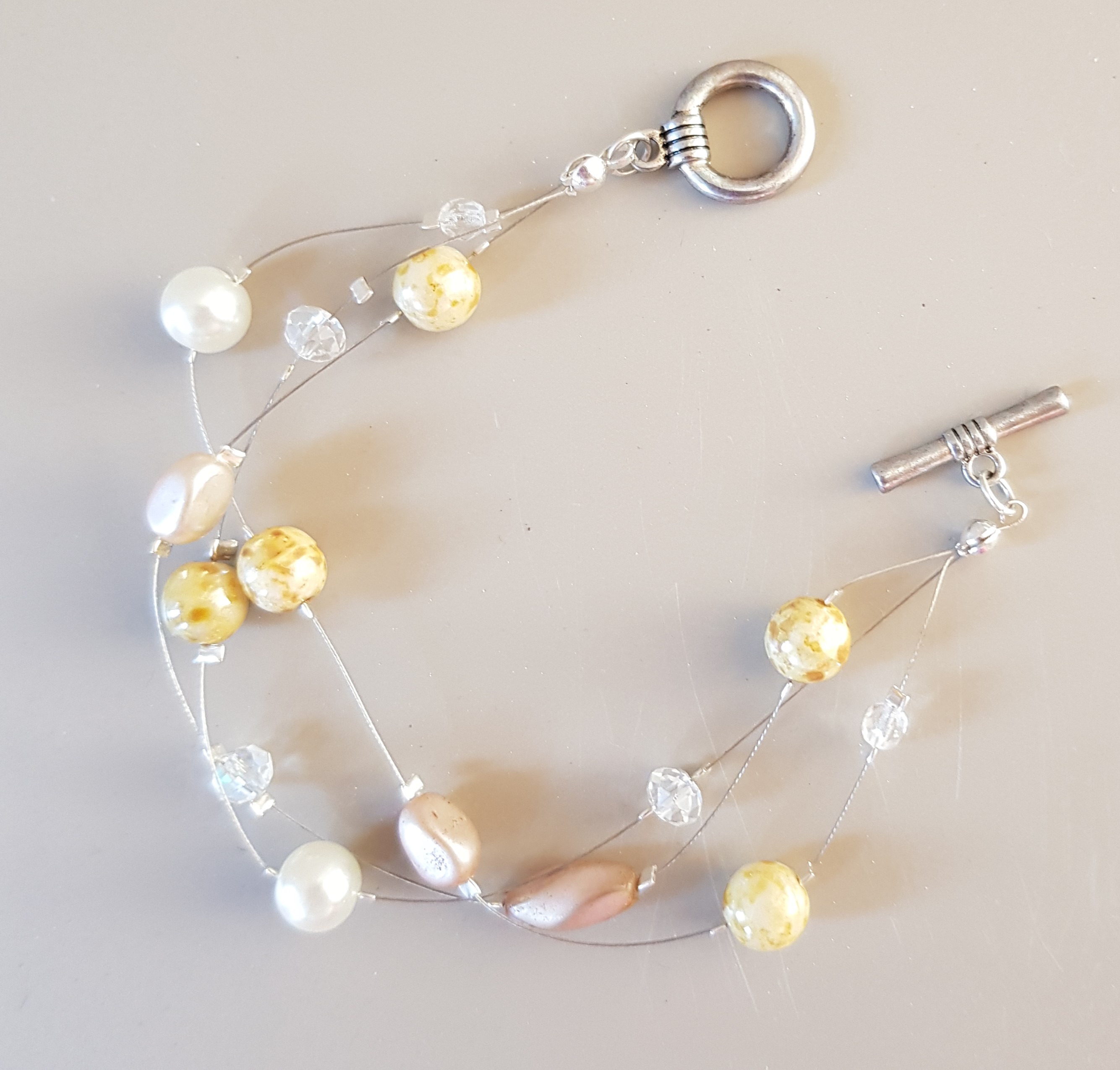 Make your own Silver Beaded Necklace