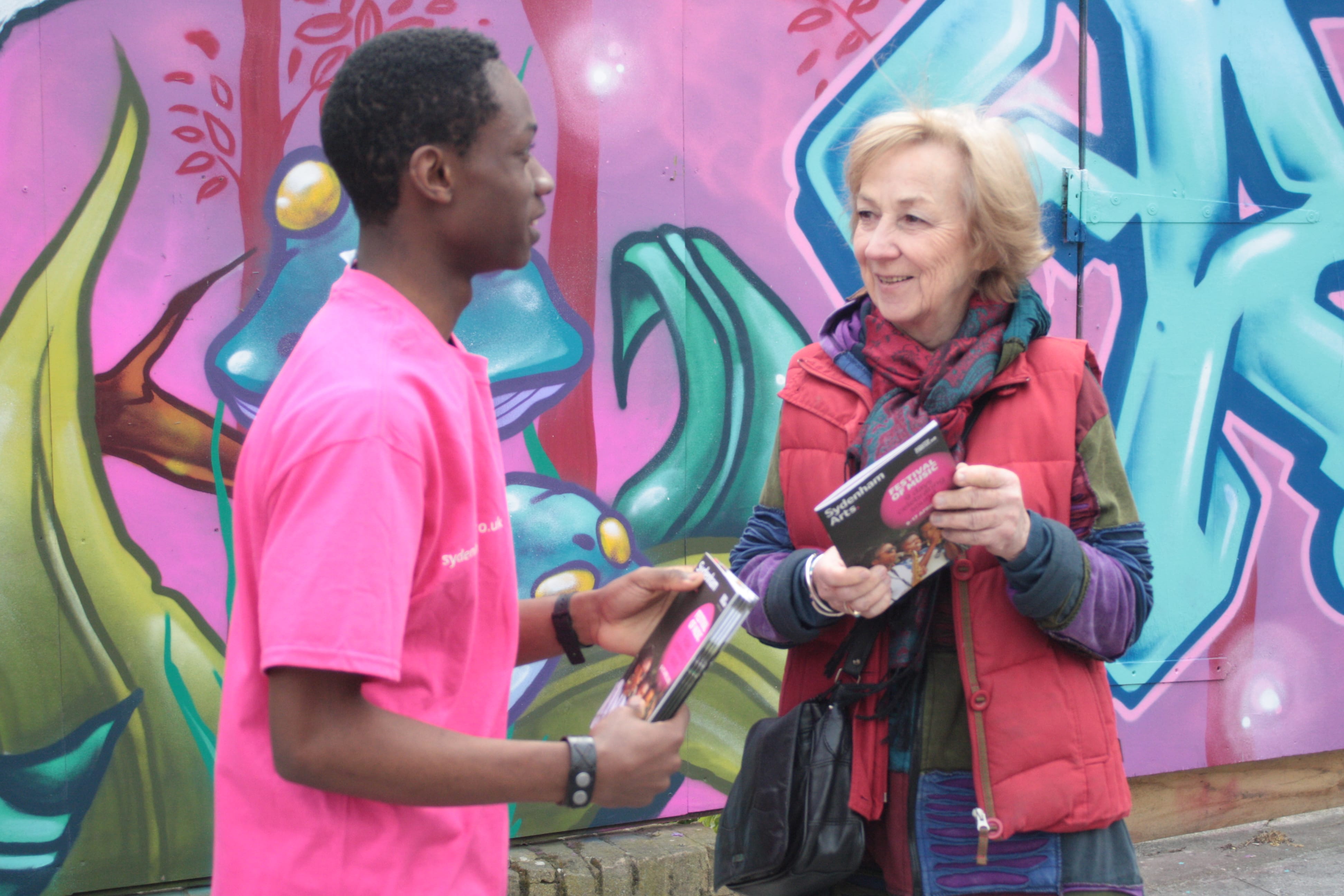 Volunteers Talking