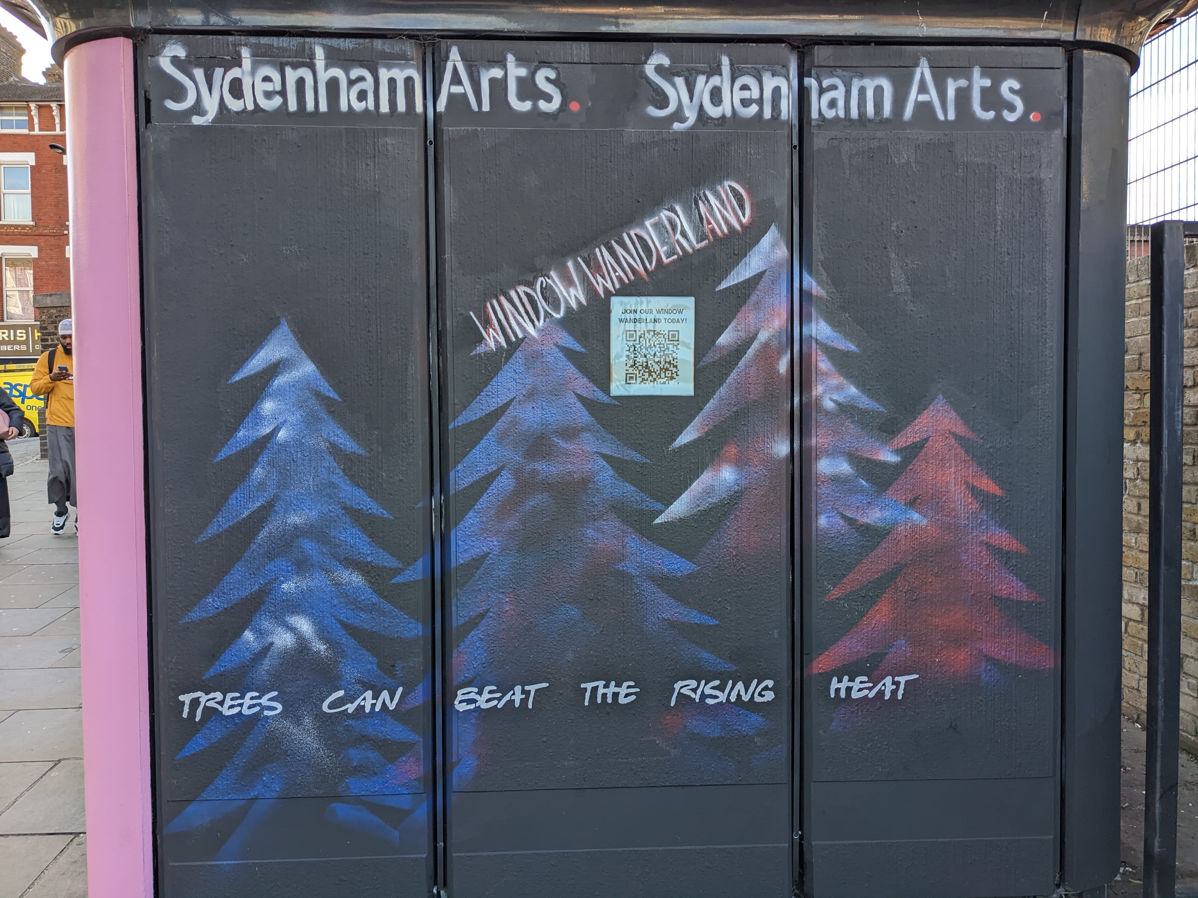 Pictures of Trees on Black Background